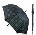 Black Watch Tartan Auto Open Golf Umbrella