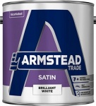 Armstead Trade Satin Brilliant White 2.5Ltr
