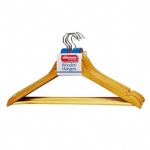 Kingfisher 5pk Wooden Coat Hangers [HANGW5]