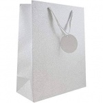 County Glitter Gift Bag Medium pack of 12