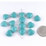 Adhesive Gemstones Mix Heart Turquoise