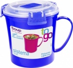 Sistema Soup Mug Microwave Colour 665ml