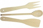 Apollo Wooden Spoon Fork And Spatula Set (1685)