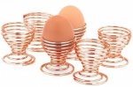 Apollo Copper Egg Cups Set of 6 Pcs