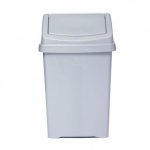 Wham Casa 25L Swing Bin Silver