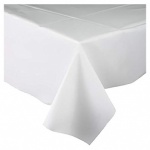 Plastic Table Cover 54 x 108 FROSTY WHITE