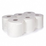 Centrefeed Towel Rolls - WHITE  pk6