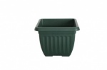 WHITEFURZE 30CM SQUARE ATHENS PLANTER F GREEN