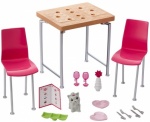 Barbie Furniture & Accessories - table & Chair