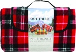 Waterproof Fleece Picnic Blanket ''Out There'' 1.5 x 1.3m