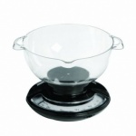 5kgRnd  Black Kitchen Scale W/Clear Bowl (Mechanical)