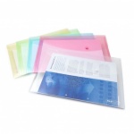 A4 Popper Wallet Assorted 5 colours