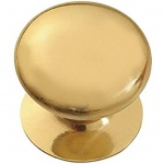 DOOR KNOB BRASS VICTORIAN 19mm