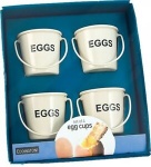 Egg Cup Pail Cream 4 Pcs Set
