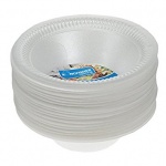 Kingfisher 15 Pack 6 inch White Polystyrene Disposable B [KC15PB]