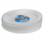 Kingfisher 8 Pack 10 inch White Polystyrene Disposable P [KC10PP]