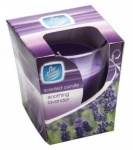 Pan Aroma 151 CLEAR GLASS CANDLE  SOOTHING LAVENDER (PAN0297)