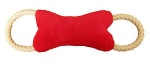 151 PLUSH BONE WITH ROPE