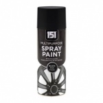 151 MULTIPURPOSE SPRAY PAINT BLACK MATT 400ML (TAR025)