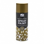 151 MULTIPURPOSE SPRAY PAINT METALLIC GOLD 400ML (TAR040)