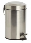 3 Ltrs Pedal Bin Brushed Stainless