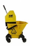TC20 Bucket C/W 3'' Heavy Duty Castor - Yellow (Kentucky mop bucket)