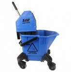 TC20 Bucket C/W 3'' Heavy Duty Castor - Blue  (Kentucky mop bucket)