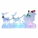 Colour Changing Sleigh & Reindeer LED