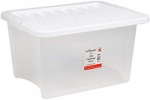 wham Crystal 30L Box & Lid Clear