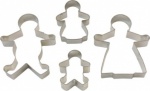 Tala Gingerbread Family Cutters Set 4