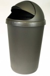 WHITEFURZE 50L BULLET BIN AND LIDS SIL 2 CASES