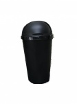 WHITEFURZE 30L BULLET BIN AND LIDS BLACK 2 CASES