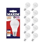 Maxim Warm White 6w = 40w  BC GLS Pearl LED Bulb 10Pack