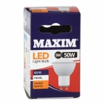Maxim Warm White 5w = 50w GU10 Candle Pearl LED Bulb 2700K