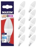 Maxim Day Light 6w = 40w  SES Candle Pearl  LED Bulb C35 10Pack