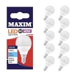 Maxim LED Round Small Edison Screw Cap, 10pk