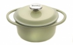 BERNDES 20CMS ROUND CASSEROLE POT AND LID CAST IRON