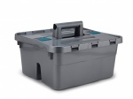 BELDRAY SMALL CADDY WITH LID GREY