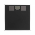 Brabantia Solar powered Digital Bathroom Scales Black Glass