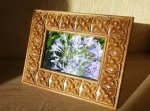 12x17 4x6 Carved Flower Frame