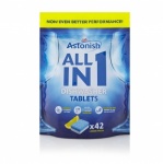 Astonish All in 1 Dishwasher Tablets 100's (box of 4 )