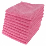 Heavyweight Microfibre Cloth 320gsm 10pk Pink