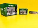 SPAX FLAT COUNTERSUNK POZI - YELLOX SPAX POZ FLAT CSK Y 3.5X50 200pcs