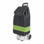 Metaltex Lily Shopping Trolley - Black/Lime - 53 L