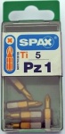 Spax Driver Bits - Retail Packs  RP BIT PZ3 25MM TITANIUM Pk5