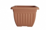 WHITEFURZE 40CM SQUARE ATHENS PLANTER TERRACOTTA