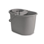 WHITEFURZE 15L DELUXE MOP BUCKET - SILVER