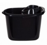 WHITEFURZE 15L DELUXE MOP BUCKET - BLACK