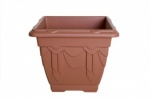 WHITEFURZE 41CM SQ VENETIAN PLANTER-T/COTTA