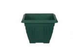 WHITEFURZE 38CM SQ VENETIAN Planter-FOREST GREEN